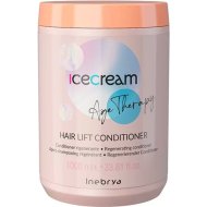 Кондиционер для волос «Inebrya» Icecream Age Therapy, 1026342, восстанавливающий, для зрелых, пористых, обработанных волос, 1 л