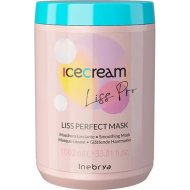 Маска для волос «Inebrya» Icecream Liss Pro, 1026358, разглаживающая, для непослушных и пористых волос, 1 л