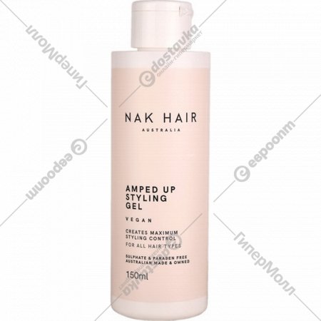 Гель для укладки волос «NAK» Amped Up, сильная фиксация, 150 мл
