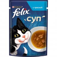 Влажный корм для кошек «Felix» Суп с треской, 48 г