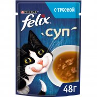 Корм для кошек «Felix» Суп с треской, 48 г