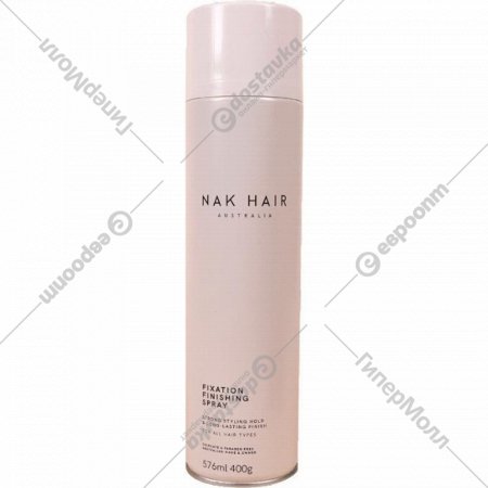 Лак для волос «NAK» Fixation Finishing Spray, сильная фиксация, 576 мл