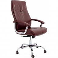 Компьютерное кресло «AksHome» Marsel Chrome Eco, коричневый бриллиант