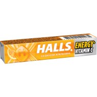 Карамель леденцовая «Halls» со вкусом апельсина, 25 г