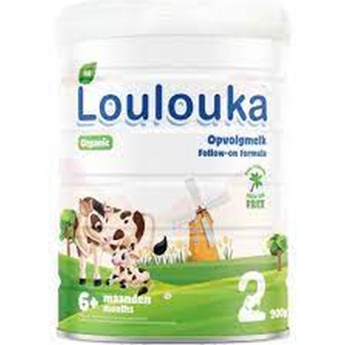 Смесь детская «Loulouka» на основе коровьего молока №2, органическая, после 6 месяцев, 900 г