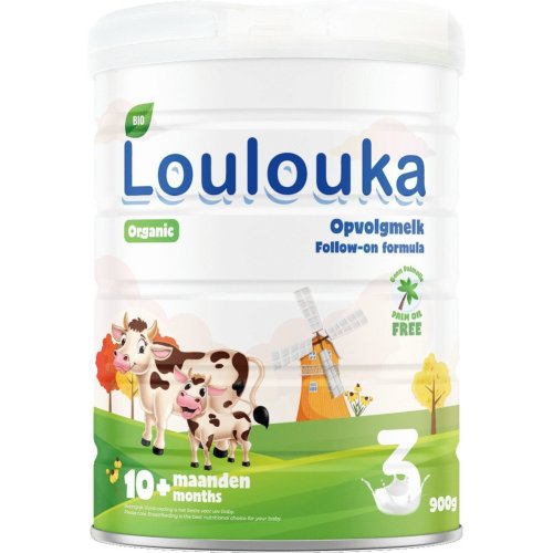 Смесь детская «Loulouka» на основе коровьего молока №3, органическая, после 10 месяцев, 900 г