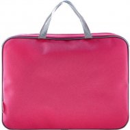 Папка-портфель «Оникс» ПМД 2-42 Розовый-серый, 350х265х45 мм