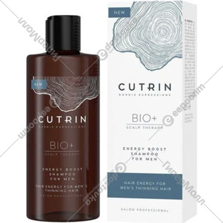 Шампунь для волос мужской «Cutrin» Bio+, Energy Boost Shampoo for Men, 250 мл