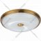 Настенно-потолочный светильник «Odeon Light» Pelow, Walli ODL22 513, 4956/4, античная бронза/металл/белый/стекло