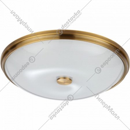 Настенно-потолочный светильник «Odeon Light» Pelow, Walli ODL22 513, 4956/5, античная бронза/металл/белый/стекло
