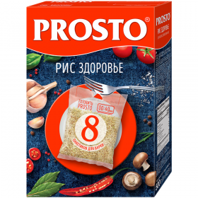 Рис «Prosto» бурый, 8х62.5 г