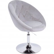 Барный стул «AksHome» Paris , светло-серый велюр HCJ-37/хром