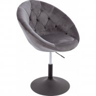 Барный стул «AksHome» Paris, темно-серый велюр HCJ-40/черный