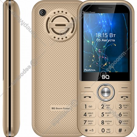 Мобильный телефон «BQ» Boom Power, BQ-2826, золотой