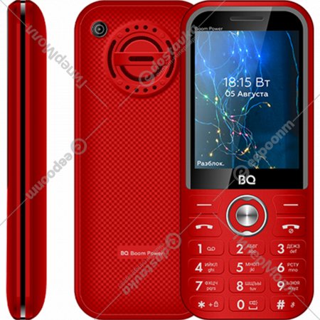 Мобильный телефон «BQ» Boom Power, BQ-2826, красный