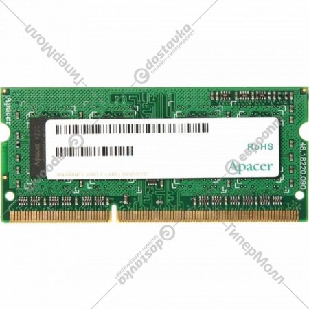 Оперативная память «Apacer» DDR3 4GB SODIMM, AS04GFA60CATBGJ