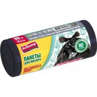 Пакеты для строительного мусора «Avikomp» 4562, черный, 80 л, 10 шт