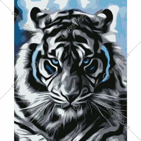 Картина по номерам «Palizh» Абстрактный тигр, 40х50 см