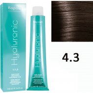 Крем-краска для волос «Kapous» Hyaluronic Acid, HY 4.3 коричневый золотистый, 1320, 100 мл