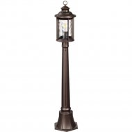Уличный светильник «Odeon Light» Mavret, Nature ODL22 565, 4961/1F, темно-коричневый/прозрачный