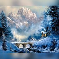Картина по номерам «Palizh» Зима, 40х50 см