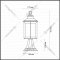 Уличный светильник «Odeon Light» Mavret, Nature ODL22 565, 4961/1A, темно-коричневый/прозрачный