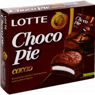 Печенье «Choco Pie» Lotte, какао, 336 г