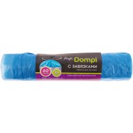 Мешки для мусора «Dompi» с затяжками, 60 л, 20 шт