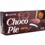 Печенье «Choco Pie» Lotte, какао, 168 г