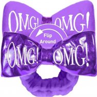 Бант-повязка для волос «Double Dare OMG!» фиолетовый плюш/фиолетовый