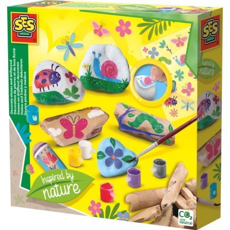 Набор для творчества «SES Creative» Украшение камней и деревянных элементов, 14032