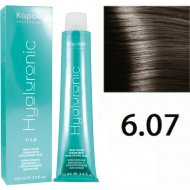 Крем-краска для волос «Kapous» Hyaluronic Acid, HY 6.07 темный блондин натуральный холодный, 1406, 100 мл
