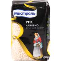 

Крупа рис."МИСТРАЛЬ" (арборио) РФ 0.5 кг