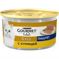 Корм для взрослых кошек «Gourmet Gold» паштет с курицей, 85 г