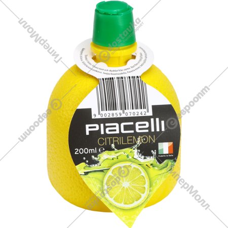 Заправка лимонная «Piacelli» для салатов и вторых блюд, 200 мл