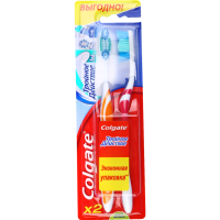 

Зубн.щетка "COLGATE" (1+1) оранж/красн