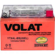 Аккумулятор мотоциклетный «VOLAT» YTX4L-BS iGel 4Ah, 50A 113х70х85