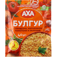 

Каша булгур"AXA"(овощ,копч.том,зел)40г