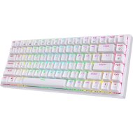 Клавиатура «Royal Kludge» RK84 White, USB/2.4 GHz/Bluetoth, RGB, Hot Swap, Brown switch