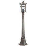 Уличный светильник «Odeon Light» Virta, Nature ODL18 589, 4044/1F, коричневый/патина