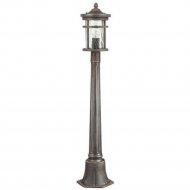 Уличный светильник «Odeon Light» Virta, Nature ODL18 589, 4044/1F, коричневый/патина