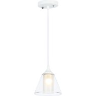 Подвесной светильник «Ambrella light» TR3551 WH/CL/FR, белый/прозрачный/белый