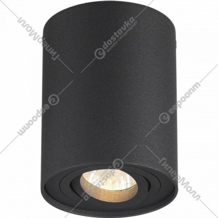 Потолочный накладной светильник «Odeon Light» Pillaron, Hightech ODL18 257, 3565/1C, черный