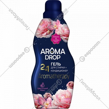 Гель для стирки «Aroma drop» 2в1, цветочный микс, 1 кг