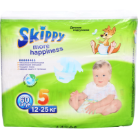

Подгузники д/детей "SKIPPY" (р.5,60ШТ)