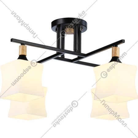 Подвесной светильник «Ambrella light» TR9497/4 BK/FR, черный/белый