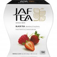 Чай черный «Jaf Tea» Strawberry & Raspberry, 100 г.