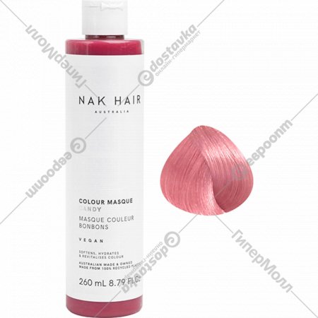 Оттеночный бальзам для волос «NAK» Colour Masque, Candy, 260 мл
