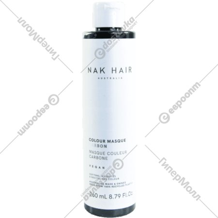 Оттеночный бальзам для волос «NAK» Colour Masque, Carbon, 260 мл
