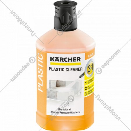 Средство для чистки пластмасс «Karcher» 3 в 1, 6.295-758.0, 1 л